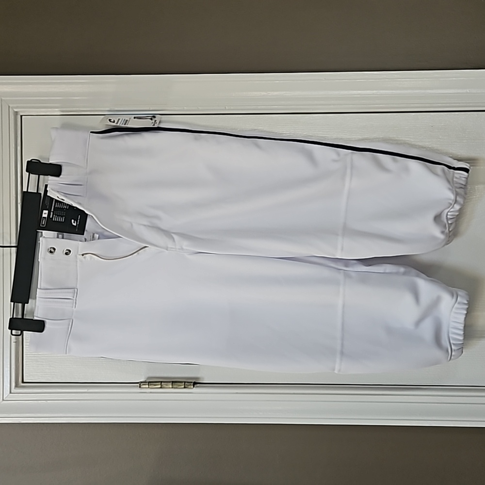 Champro Triple crown Knicker Premium baseball pants white & navy blue striping